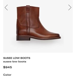 Isabel Marant Brown leather boots SZ 39